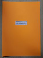 Fluorescerende Stickervellen papier oranje A5 OP=OP